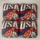 Rare 2023 ACL PRO Set of 4 USA FLAG Cornhole Bags Game Changer by Modlin