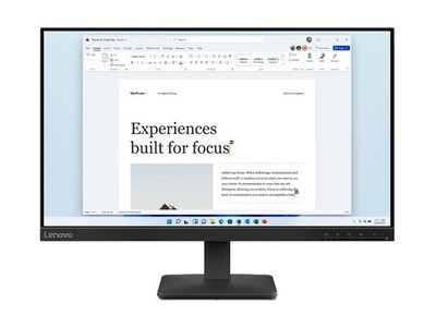 Lenovo L24-4e LED-Monitor 61 cm 24 Zoll 1920 x 1080 Full HD 1080p @ 100 Hz IPS