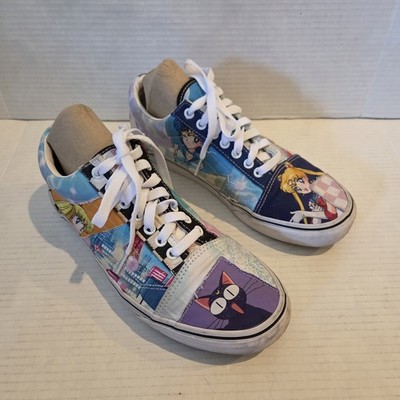 VANS Sailor Moon x Old Skool Pretty Guardian  Patchwork Men's Size 10 Anime Y2k