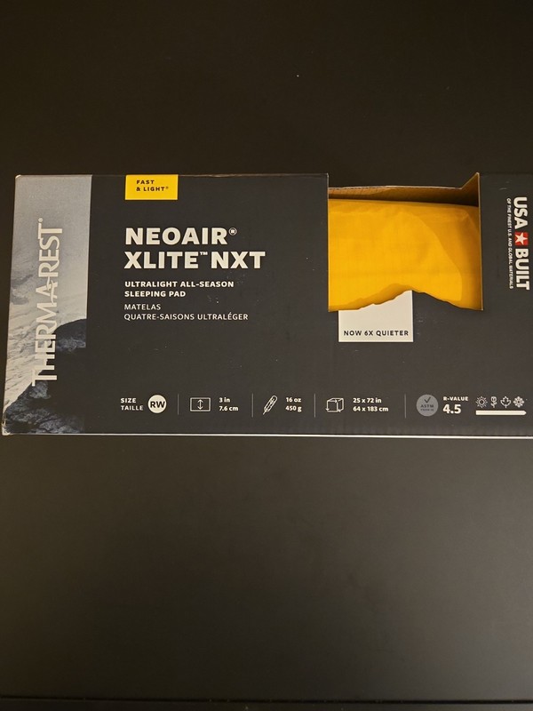 Therm-a-Rest NeoAir XLite NXT Sleeping Pad / Regular Wide / Solar Flare Ultra...