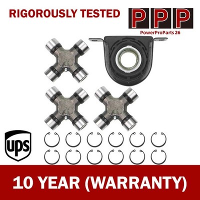 4WD Driveshaft Carrier Bearing U Joint Kit For Ford F250 F350 Super Duty D30 FL