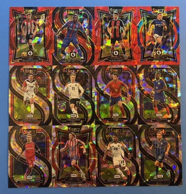 2024-25 Panini FIFA & EPL Select Cracked Ice SP (12) Mezzanine Card Lot
