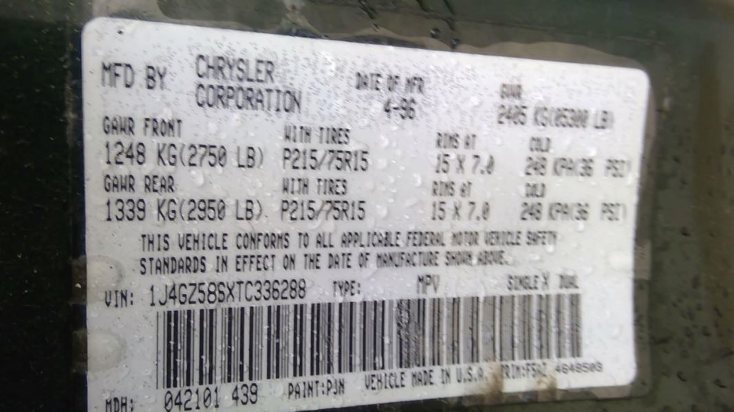 Front Axle 249 Transfer Case 3.55 Ratio Fits 96-98 GRAND CHEROKEE 3998642