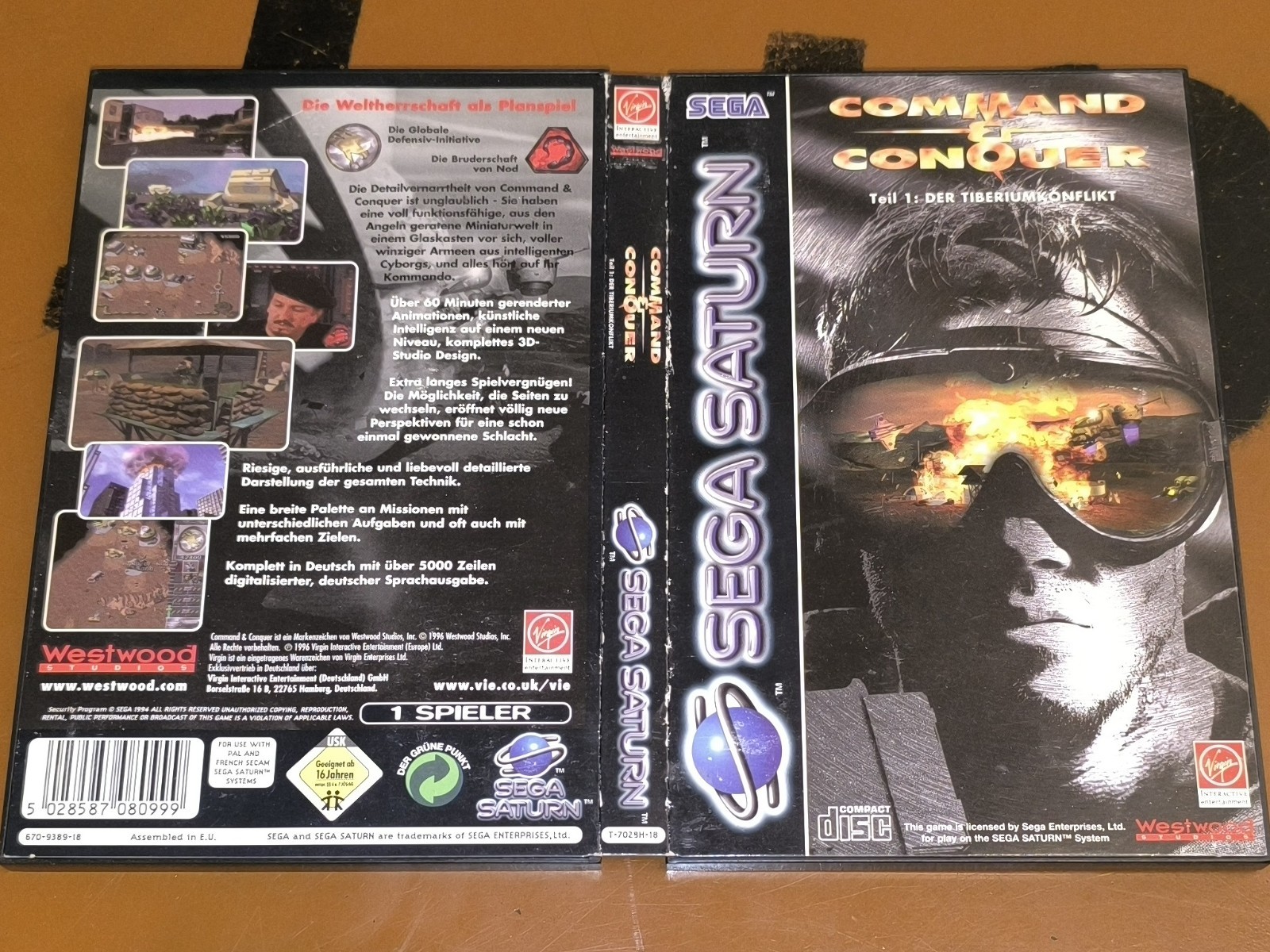 ## Command & Conquer: Le Conflit De Tiberium Pour SEGA SATURN Jeu - CIB ##