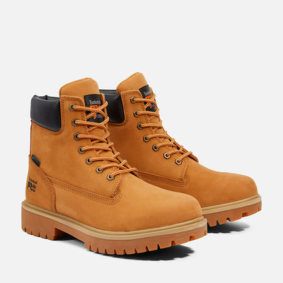 Tmberlan Pro Men's Direct Attach 6'' Soft Toe Waterproof Work Boot Wheat