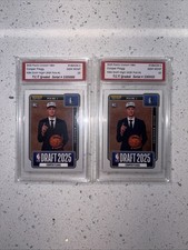 (2) 2025 Panini NBA #NBADN-1 Cooper Flagg Draft Night 2025 Pick #1 T.C.T Gem 10