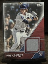 2026 Topps Baseball Major League Material Relic Rookie Owen Caissie Chicago Cubs