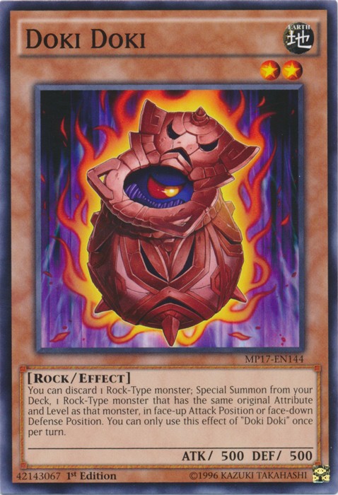 Doki Doki - MP17-EN144 - Common - 1st Edition Near Mint