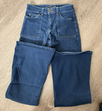 Michael Kors Women  s Bootcut Dark Wash Blue Denim Jeans 5-Pocket Size 4