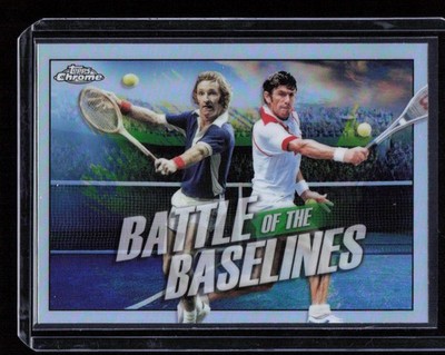 Rod Laver / Ken Rosewall 2021 Topps Chrome #BB-1 Battle Of The Baselines HOF