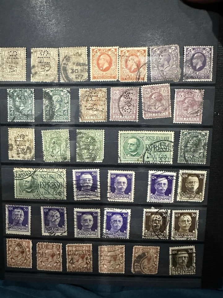 Lote de estampillas usadas y sin usar, presidenciales. Lincoln. Princesa Diana. Sello del mundo Foto 3 de 4