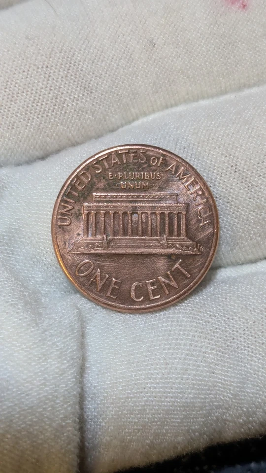 RARE 1989 US PENNY NO MINT MARK/DIE STRIKE ERRORS/OFFSET/GOOD CONDITION - Image 4 of 4