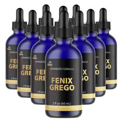 Fenix Grego -Amino Diet Drops-Liquid Support for Male-10 Bottles- 600ml (2fl oz)