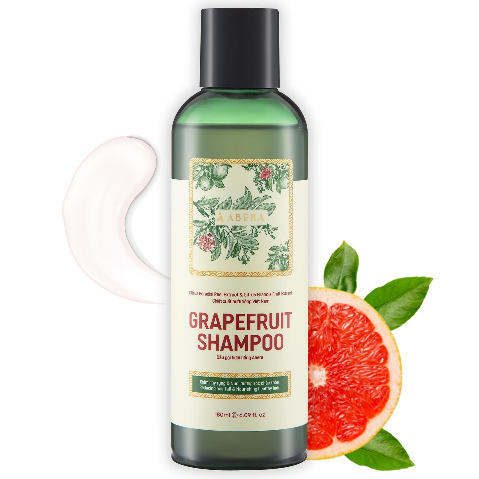 Hair Regrowth Shampoo With Grapefruit Essence, for Hair Loss