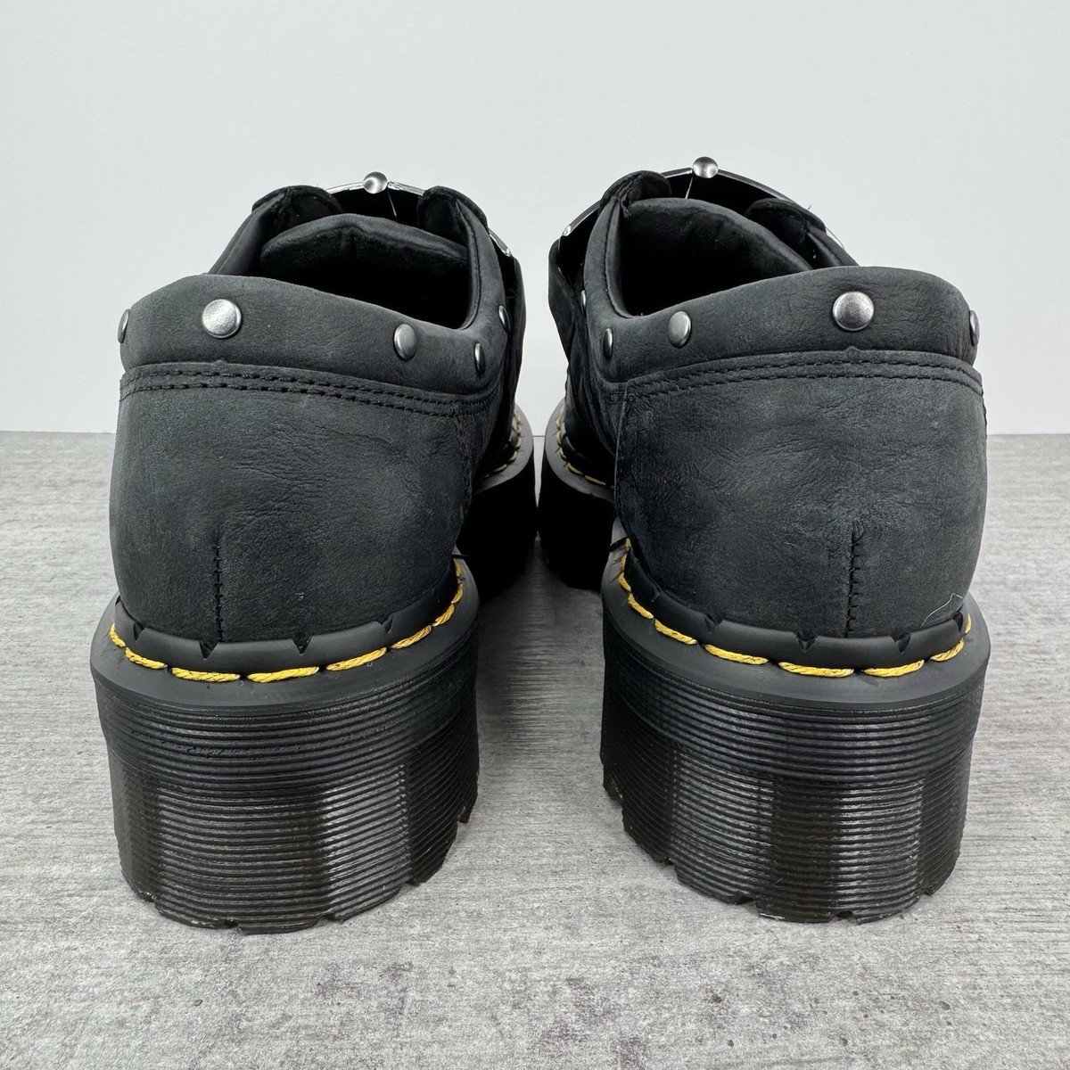 Dr. Martens 8053 Quad Hinge Buckle Leather Shoes - Men''s Size 7