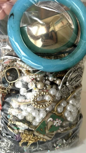 3 Lbs of Mixed Costume Jewelry Lot Vintage to Modern All Wearable