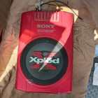 Sony Xplod XS AW5X Active Subwoofer Unit Red Car Audio Powered 140W Bass Amp
