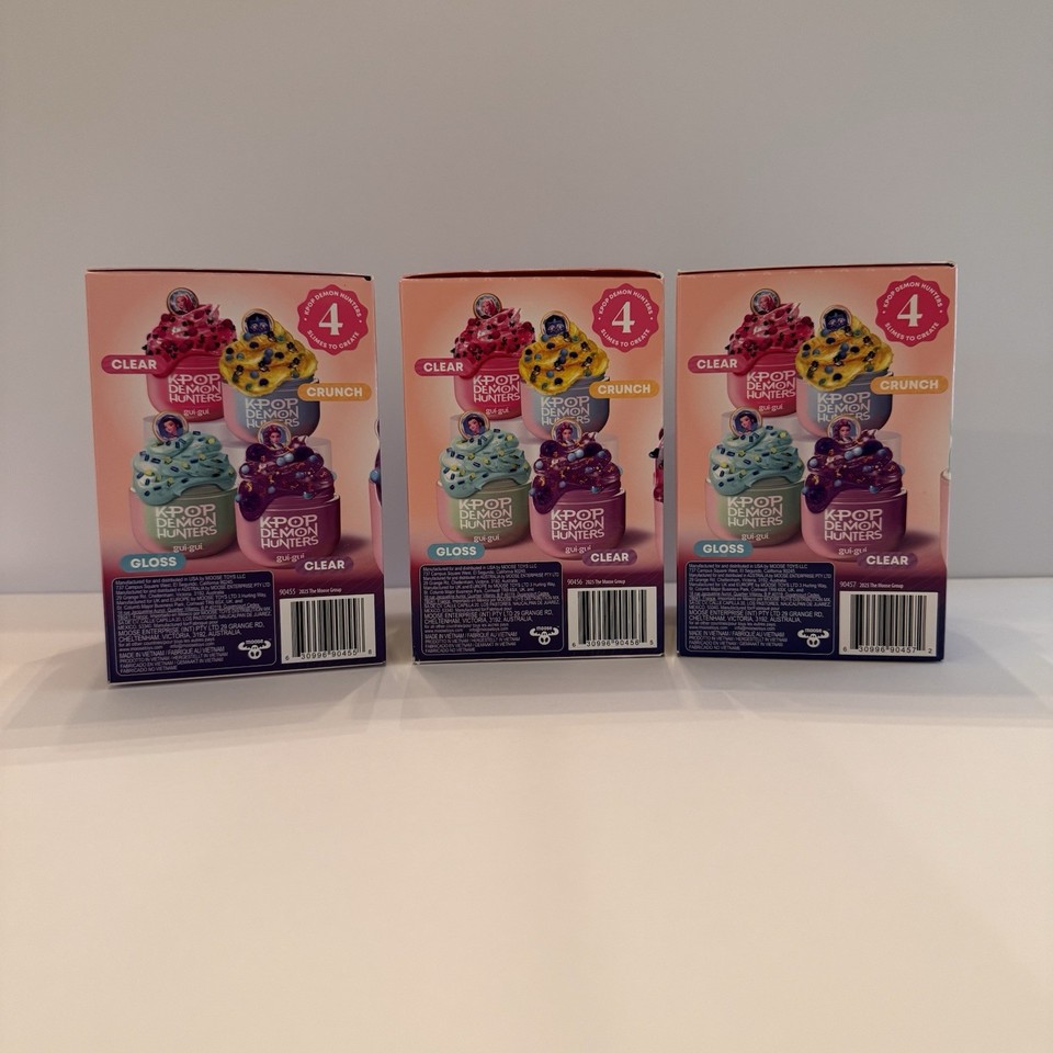Gui Gui KPOP Demon Hunters Slime Kit RUMI MIRA ZOEY SET of 3 ...