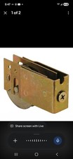 Sliding Patio Door Roller Assembly 1-1/2" Steel Ball Bearing Wheel U-Tab Housing