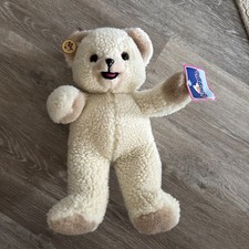 Vintage 1986 Snuggle Bear Fabric Softener Stuffed Plush Toy Russ Berrie W/ Tag