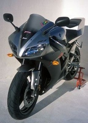 YAMAHA YZF R1-02/03-Windschutzscheibe Aeromax Ermax Schwarz Klar-0702067