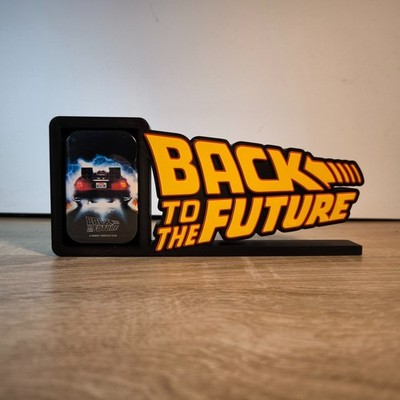 Back to the Future DeLorean | 3D Aufsteller + Magnet | 80er NEU