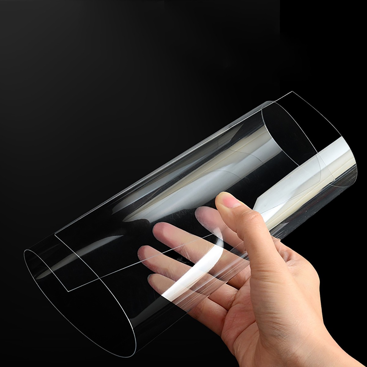Clear PVC Sheet Plastic Sheeting Flexible Film DIY Craft Model