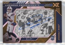 2020 Panini XR Luminous Endorsements Auto Gold 9/10 Jake Fromm #LE-JF Auto nv6