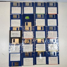 Vintage 3.5" Floppy Disk Software Lot MS-DOS Windows 3.1 Sony 2HD Retro PC