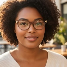 Tura Italy MODK116 49 17 135 Brown Eyeglasses NN3
