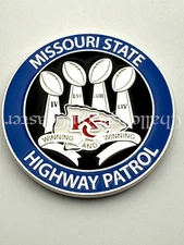 Missouri State Highway Patrol Kansas City Chiefs Super Bowl LVIII Challenge Coin