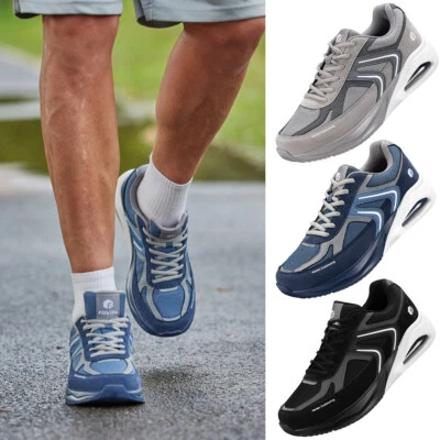 FitVille Herren Weite Laufschuhe Luftkissen Dämpfung Sportschuhe Turnschuhe