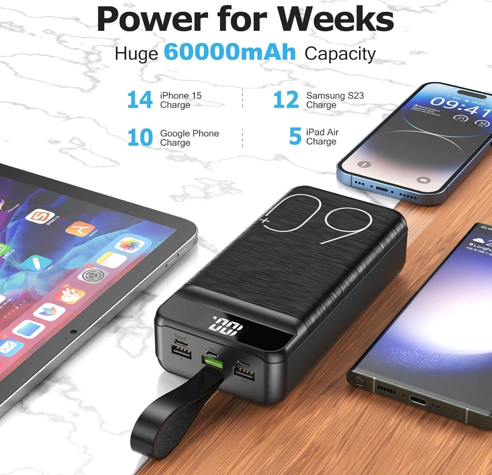 Power Bank for for Cell Phone USB Portable Charger Battery LED Power Bank Backup Power Bank for for Cell Phone USB Portable Charger Battery LED Power Bank Backup