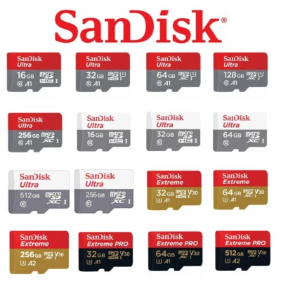 Tarjeta de memoria Sandisk Ultra Extreme Pro micro SD 2TB 1TB 512GB 256GB 128GB 64GB