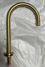 Watermark 23-2-L8-SPVD 3 Hole Gooseneck Bathroom Faucet - Satin Brass