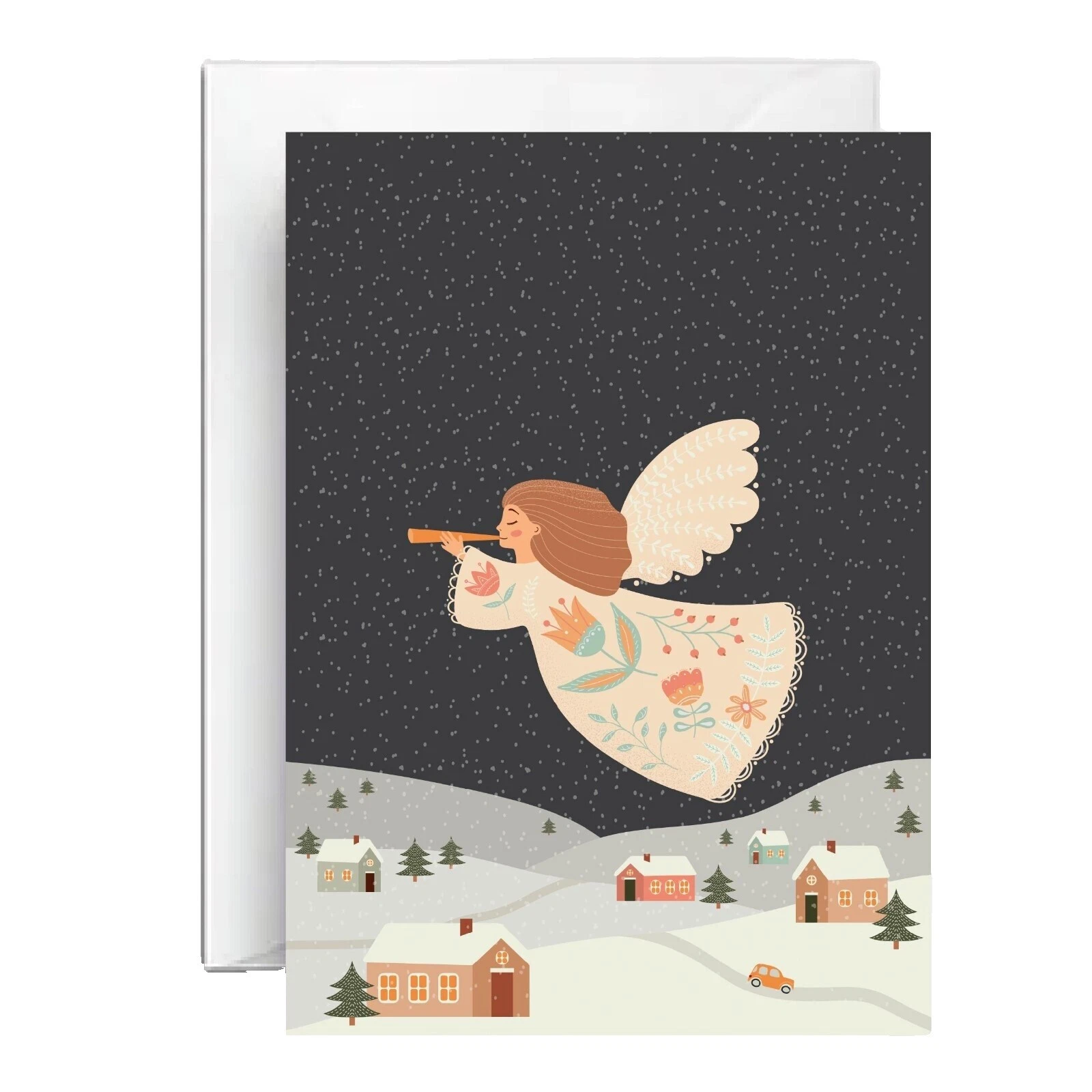 Invitaciones y tarjetas de felicitación de Navidad de Ángeles