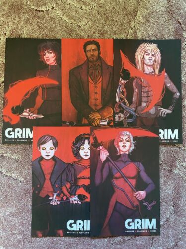 Grim 1-5 variants (10 issues,Stephanie Phillips/Flaviano) - Afbeelding 1 van 5