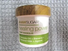 RAW SUGAR~~HEALING POWER~~COLD PRESSED HAIR MASQUE 2.5 OZ TRAVEL  R2-A21