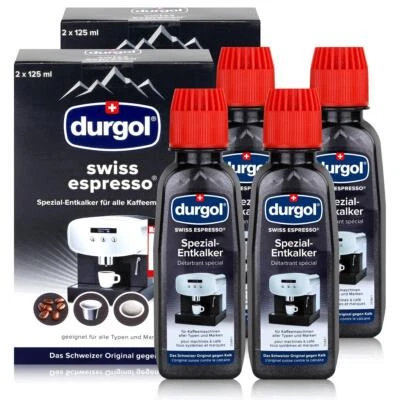 Durgol Swiss Spezial Espresso DED 4 Entkalker Flaschen a 125ml