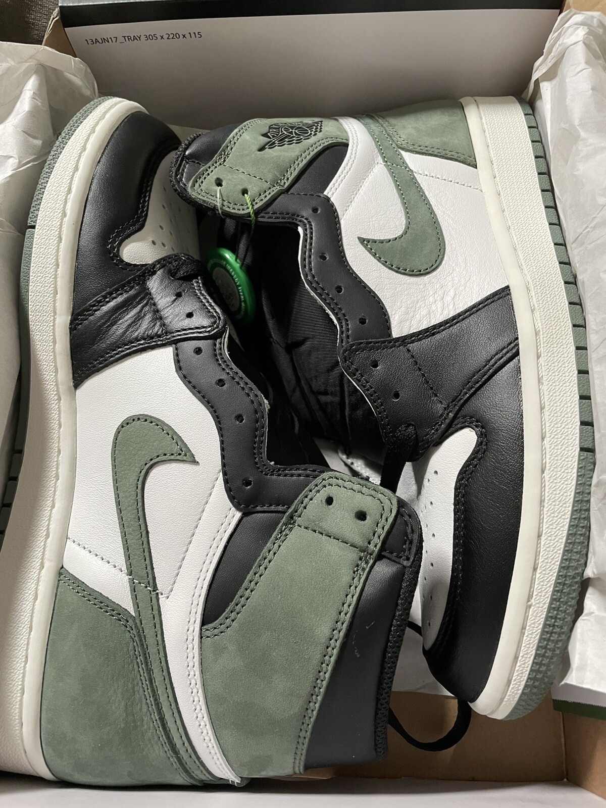 Jordan 1 Retro High OG Clay Green 2018 