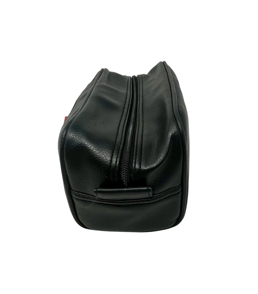 Kit de Viaje Vinilo Guijarro Negro - Cremallera Superior, 2 Bolsillos con Cremallera Foto 4 de 4