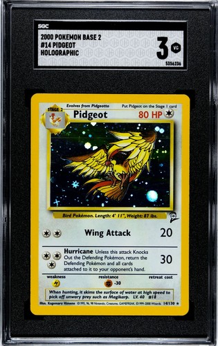 Pidgeot graded SGC 4 for sale on eBay