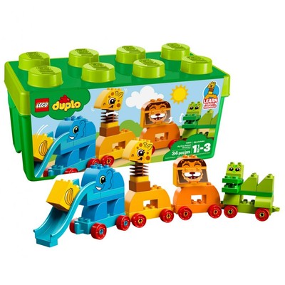 duplo animal brick box