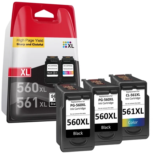 XXL Patronen für Canon PG-560XL CL-561 XL PIXMA TS5350 TS5351 5353 7450a 7451