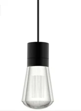 Tech Lighting ALVA Pendant - 700TDALVPMCUB-LED922  - 3000K LED - Black