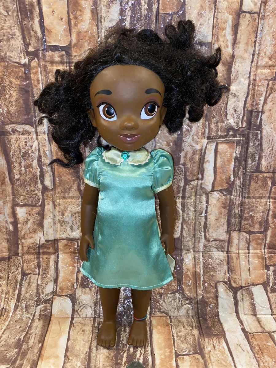 2010 Disney Store TIANA Toddler Doll Princess The Frog 15”
