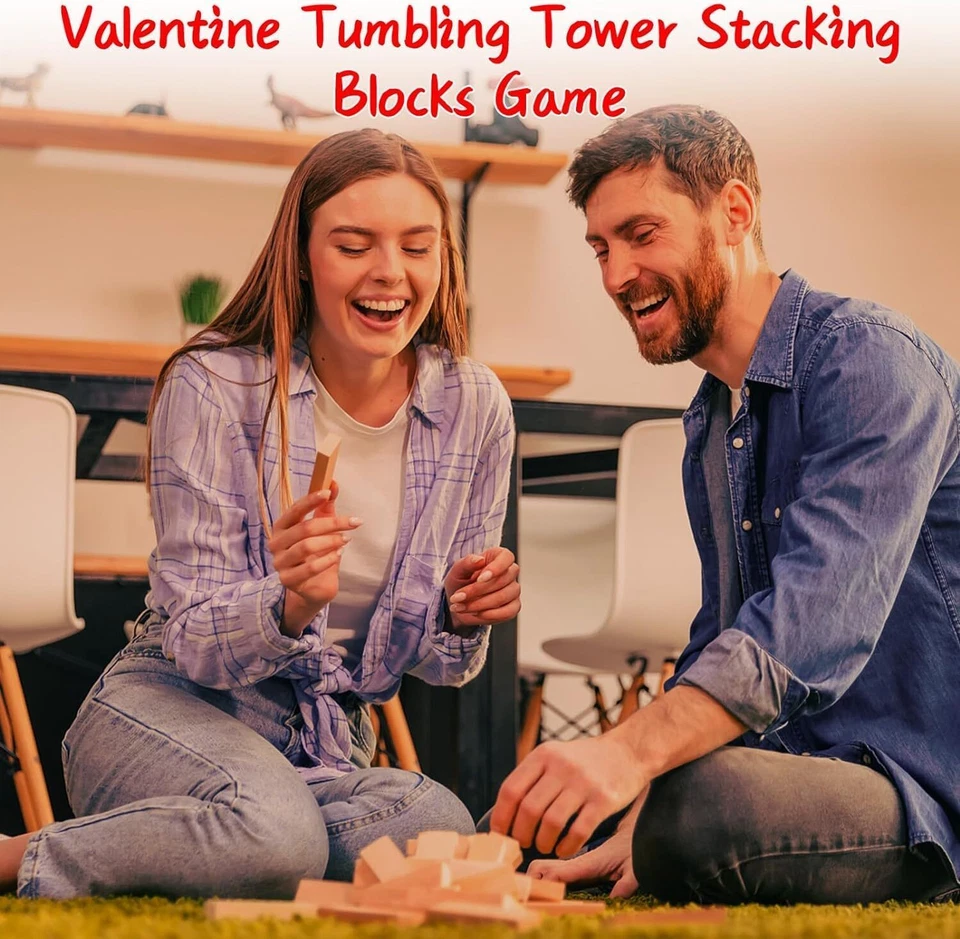 Super Naughty Block Tower GamesSex Blocks Games Valentine Tumbling Tower Stac... - Image 3 of 4