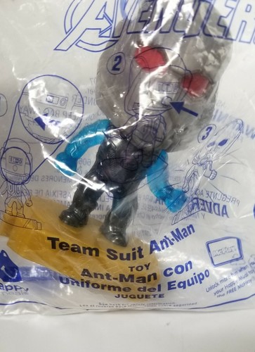McDonald's Marvel Avengers Happy Meal Toy Team Suit Ant-Man Sealed Bag Lights Up - Picture 2 of 12