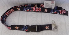 Houston Astros Independence Day Lanyard W / Keychain and Clip Key / Neck Release
