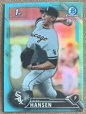Alec Hansen 2016 Bowman Chrome Draft Sky Blue Refractor #BDC93 White Sox Rookie